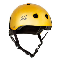 S1 Lifer Certified Gold Mirror Skateboard Helmet