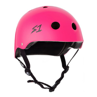 S1 Lifer Certified Gloss Hot Pink Skateboard Helmet