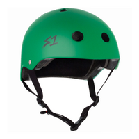 S1 Lifer Certified Matte Kelly Green Skateboard Helmet