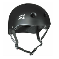 S1 Lifer Certified Matte Black Skateboard Helmet