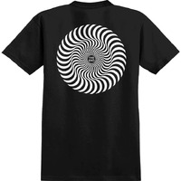 Spitfire Classic Swirl Black White Mens Short Sleeve Tee