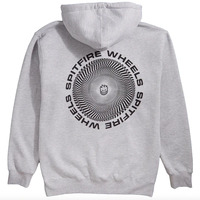 Spitfire Vortex Heather Grey Mens Sweatshirt Hoody