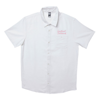 Sweetheart Going Out White Pink Mens Button Up Shirt
