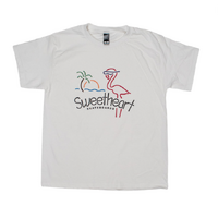 Sweetheart Neon Logo White Youth Short Sleeve Tee