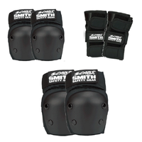 Smith Scabs Tri Pack Black Adult Pads Set