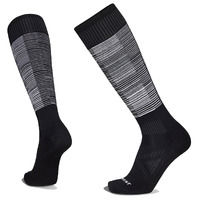 LéBent Glacier Targeted Cushion Black Snowboard Ski Socks