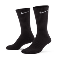 Nike Everyday Cushioned Training Black Unisex Crew Socks 3 Pack