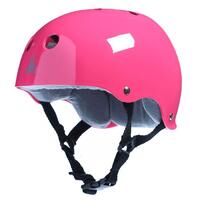 Triple Eight Skate Gloss Pink Skateboard Helmet