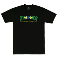 Thrasher Brazil Revista Black Mens Short Sleeve T-Shirt