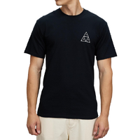 Huf Essentials Triangle Black Mens Short Sleeve T Shirt