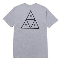 Huf Essentials Triangle Grey Marle Mens Short Sleeve T Shirt