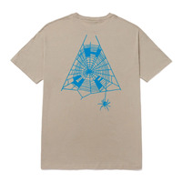 HUF Tangled Web Triple Triangle Sand Mens Short Sleeve Tee