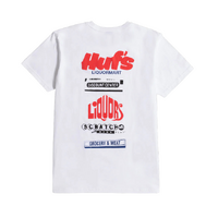 Huf Liquormart White Mens Short Sleeve Tee