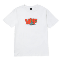 Huf The Drop White Mens Short Sleeve Tee