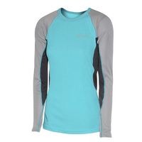 ThermaTech Long Sleeve Ultra Baselayer Womens Aqua Thermal Top