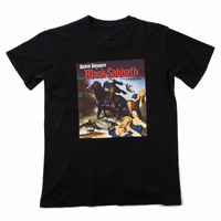 Anvil Black Sabbath Movie Black Medium T Shirt Used Vintage