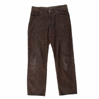 Wrangler Cords Brown 33" Pants Used Vintage