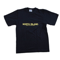 Compass North Island Black Large T-Shirt Used Vintage