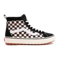Vans SK8-Hi MTE-1 Black White Checkerboard Mens Winter Apre Boots Shoes