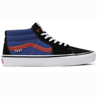 Vans Skate Grosso Mid University Red Blue Mens Skateboard Shoes