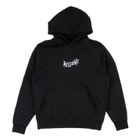 Welcome Vampire Pigment Dyed Vintage Black Hoodie