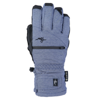 POW Cascadia GTX Short Blue Nights Womens Snowboard Gloves