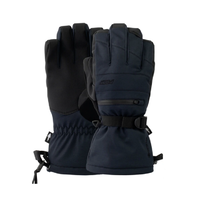Pow Wayback GTX Long Black Mens Gore-Tex Snowboard Gloves