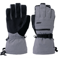 Pow Wayback GTX Long Grey Mens Gore-Tex Snowboard Gloves