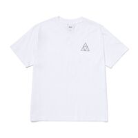 HUF Triple Triangle White Womens Short Sleeve Shirt