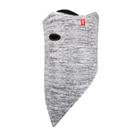 Airhole Standard Softshell Heather Grey Snowboard Ski Face Mask