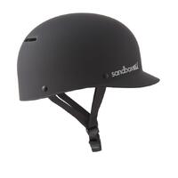 Sandbox Low Rider Classic 2.0 Matte Black Mens Skate Snowboard Helmet