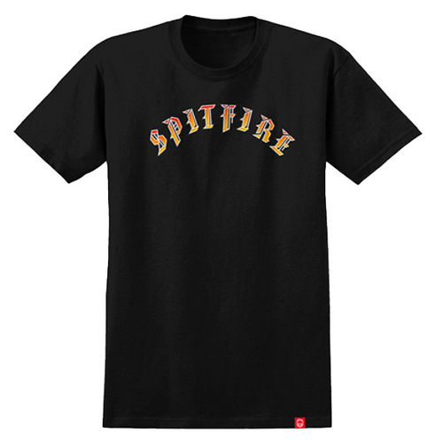 Spitfire Old E Black Youth Short Sleeve Tee [Size: Medium]