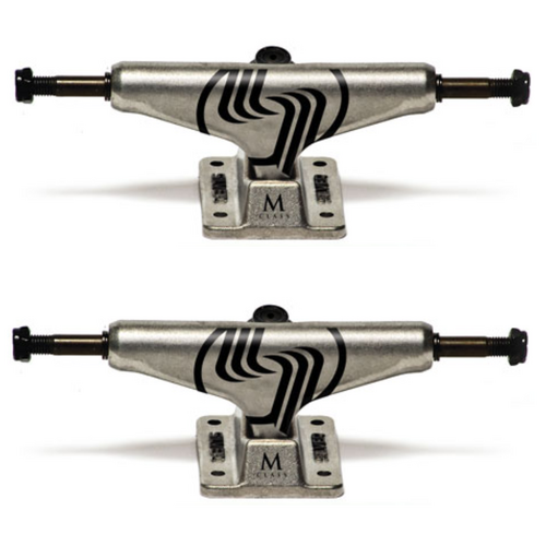 Silver M-Class Hollows Polished Silver Skateboard Trucks