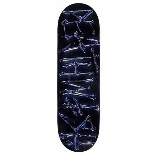 Deathwish Chrome Spray Black 9.0" Skateboard Deck
