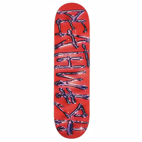 Deathwish Chrome Spray Red 8.38" Skateboard Deck