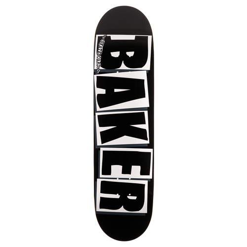 Baker Brand Logo Black White 8.475" Skateboard Deck
