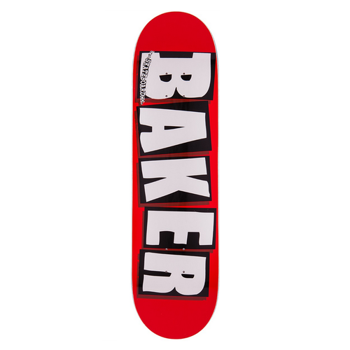 Baker Brand Logo White 8.0" Skateboard Deck