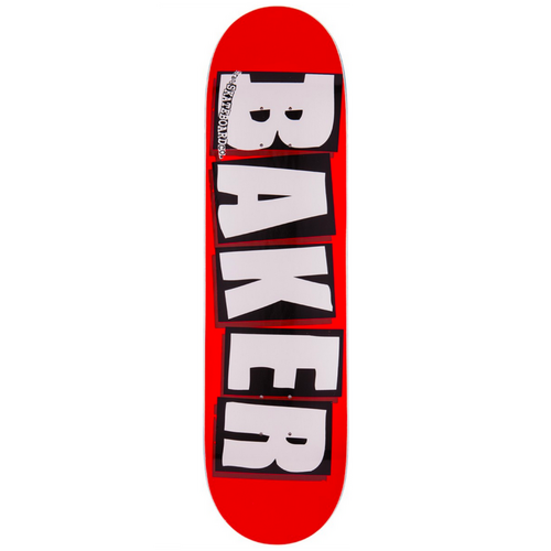 Baker Brand Logo White 8.25" Skateboard Deck