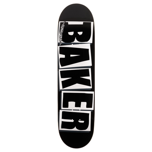 Baker Brand Logo Black White 8.25" Skateboard Deck