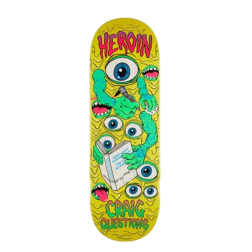 Heroin Craig Questions Mutate Or Die Deck 10.0" Skateboard Deck