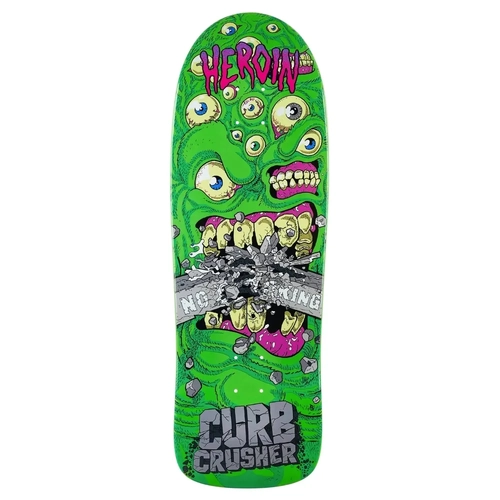 Heroin Curb Crusher Chomp 10.25" Skateboard Deck