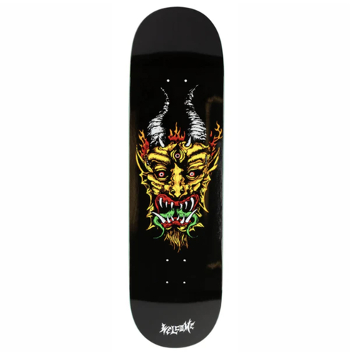 Welcome Light and Easy Black 9.0" Skateboard Deck