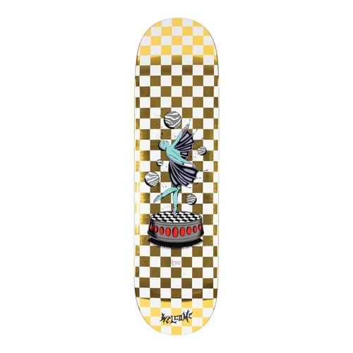 Welcome Dancer Ryan Reyes White Gold 8.5" Skateboard Deck