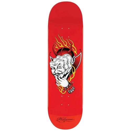 Welcome Diablo Red Dip 8.75" Skateboard Deck
