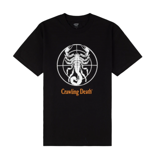 Crawling Death Scorpion Target Black Mens Shirt [Size: Medium]