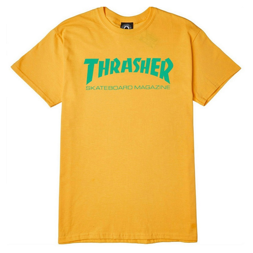 Thrasher Skate Mag Gold Mens Short Sleeve T-Shirt [Size: Large]
