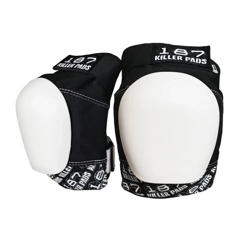 187 Killer Pads Pro Knee White Black Pads