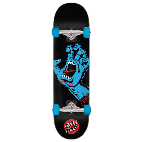 Santa Cruz Screaming Hand Black 8.0" Complete Skateboard
