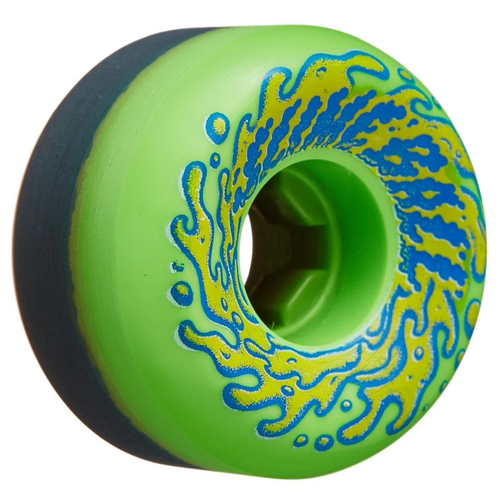 Santa Cruz Slime Balls Double Take Vomits Mini Green 53mm 97a Skateboard Wheels