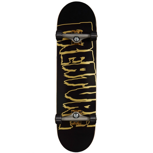 Creature Logo Outline Black Gold 8.25" Complete Skateboard